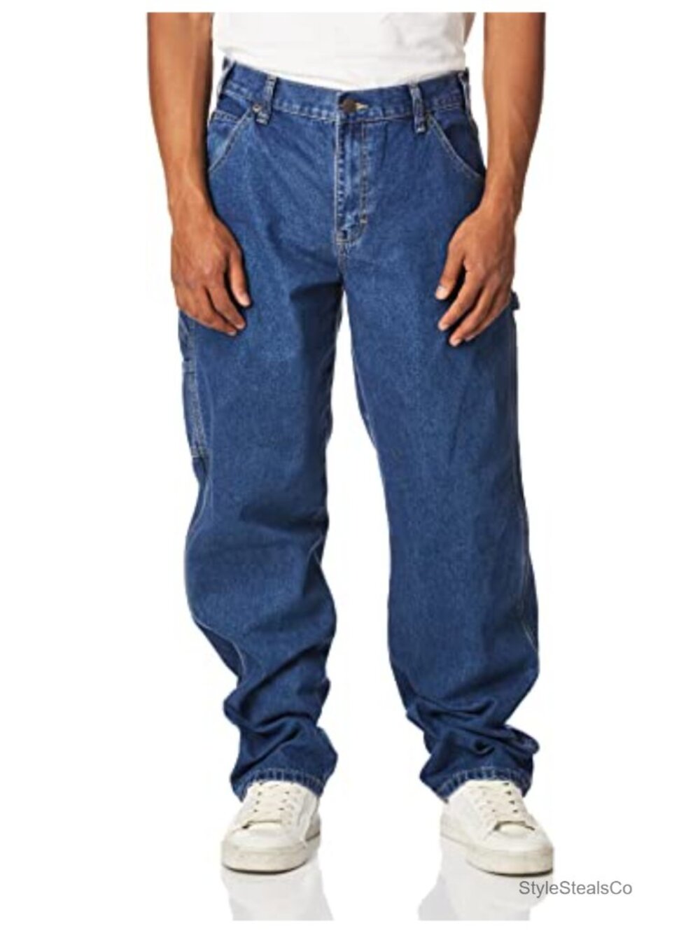 Relaxed Straight-Fit Carpenter Jean Hammer Loop Utility Pockets